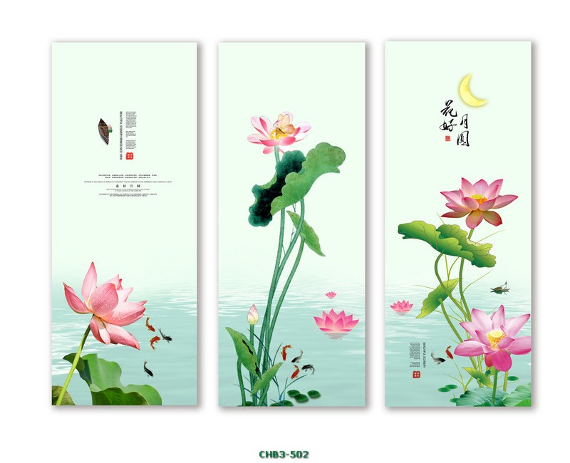 Hoa sen hồng CHB3-502